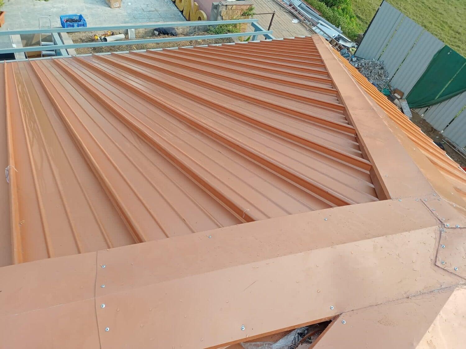 Industrial roofing project by Rishonn & Reyansh at